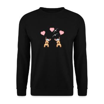 Marins Kangoru Marins Marins Ahoy Enfant - Sweat-shirt Unisexe - noir - Devant - Alina (178cm) & Michal (187cm)