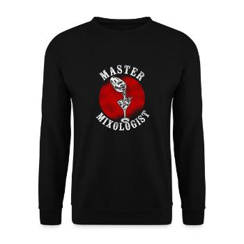 Bartender Mixologist Master - Unisex Sweatshirt - black - Front - Alina (178cm) & Michal (187cm)