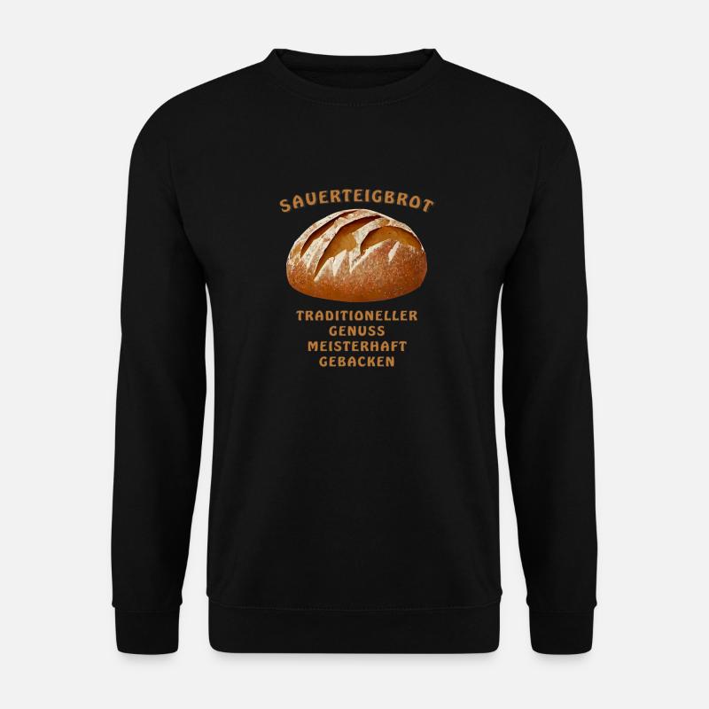BROT TRADITIONELLER GENUSS MEISTER - Unisex Pullover - Schwarz