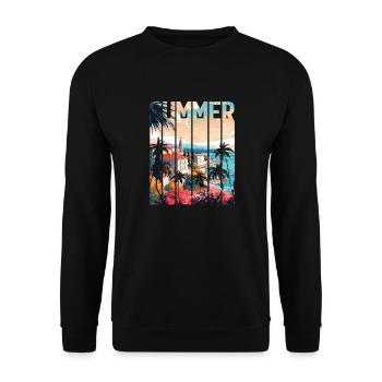 Croatie Croatie Hrvatska voyage été opatija - Sweat-shirt Unisexe - noir - Devant - Alina (178cm) & Michal (187cm)