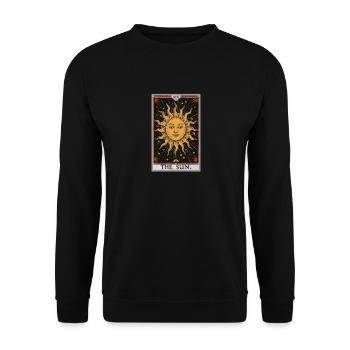 Tarot Card Tarot Card The Sun The Sun - Unisex Sweatshirt - black - Front - Alina (178cm) & Michal (187cm)