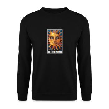 Tarot Card Tarot Card The Sun The Sun - Unisex Sweatshirt - black - Front - Alina (178cm) & Michal (187cm)
