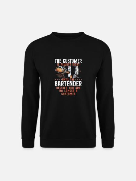 Barman Mixologue Le Client - Sweat-shirt Unisexe - noir