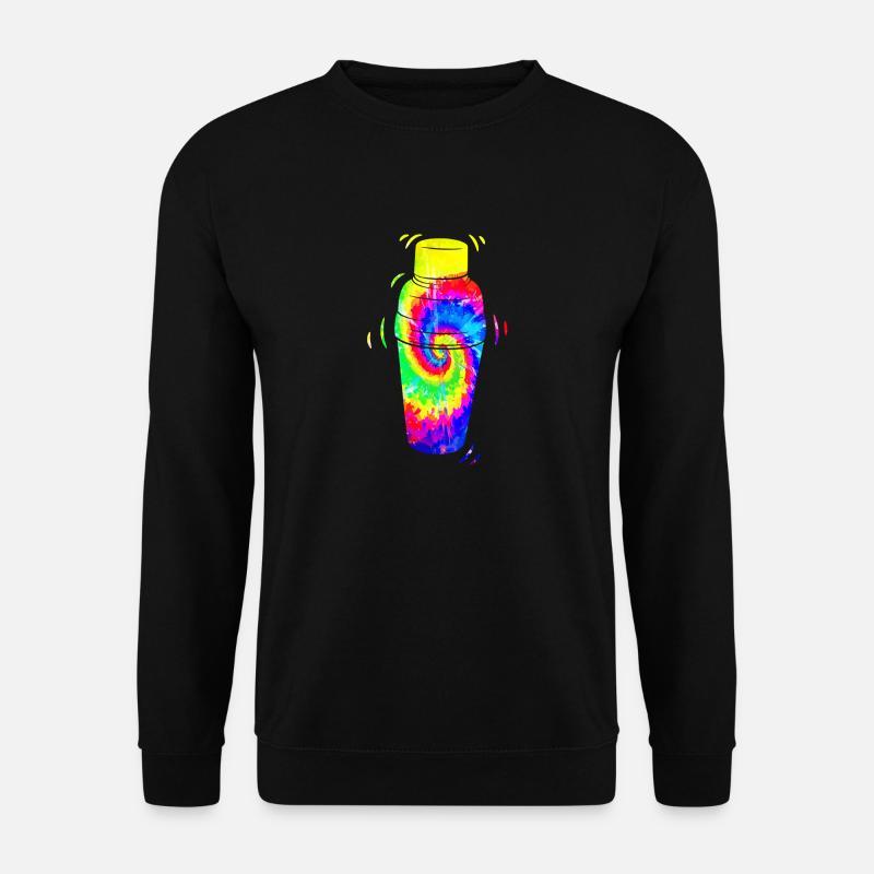 Bartender Mixologist Tie Dye - Unisex Sweatshirt - black