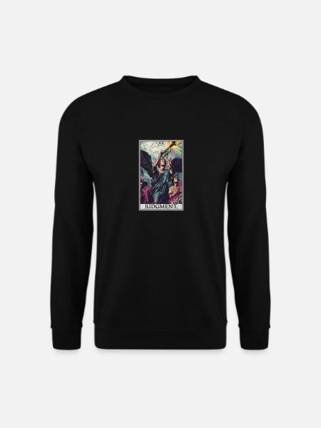 Tarotkarten Tarotkarte 20 Judgment Gericht - Unisex Pullover - Schwarz