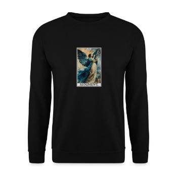 Tarot Cards Tarot Card 20 Judgment Court - Unisex Sweatshirt - black - Front - Alina (178cm) & Michal (187cm)