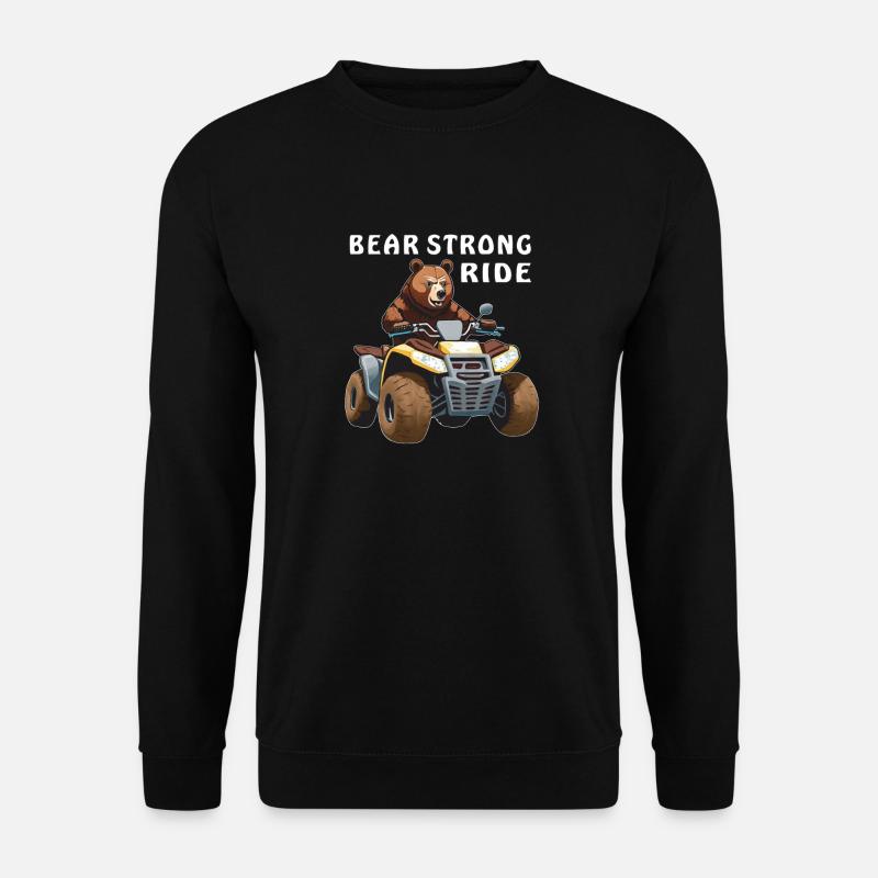 QUAD BEAR STRONG RIDE - Sweat-shirt Unisexe - noir
