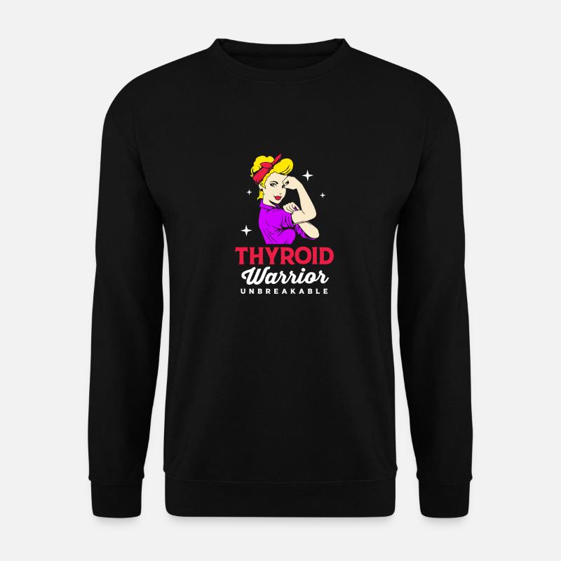 Thyroid cancer - Unisex Sweatshirt - black