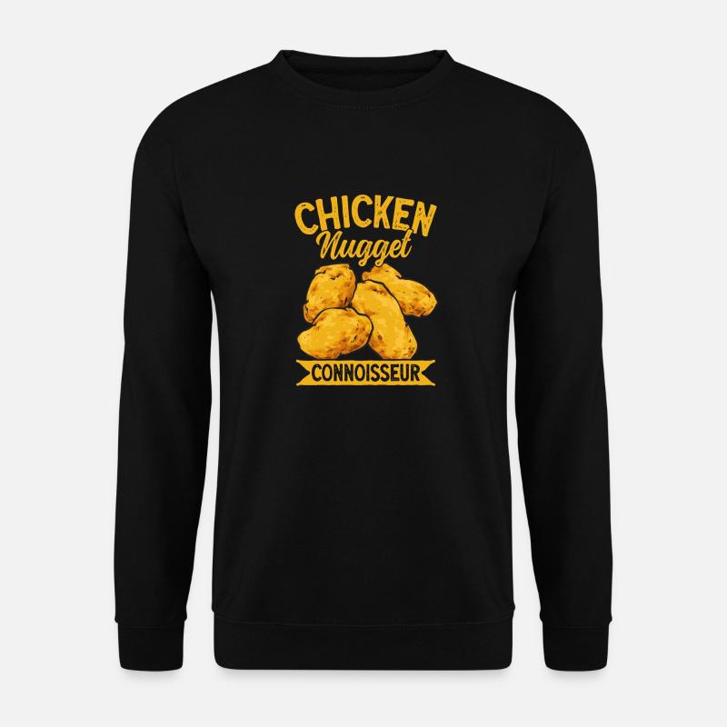 Chicken Nugget Lover Chicken Nuggets - Unisex Sweatshirt - black