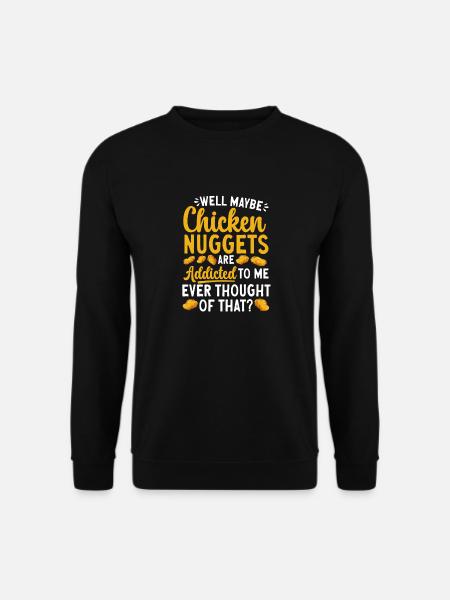 Chicken Nugget Lover Chicken Nuggets - Unisex Sweatshirt - black