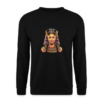 Könige Ägypten König Ägyptisch Pharao - Unisex Pullover - Schwarz - Vorne - Alina (178cm) & Michal (187cm)