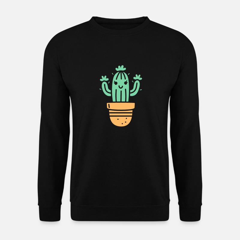Kaktus - Unisex Pullover - Schwarz