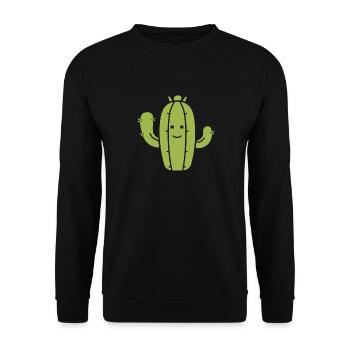 Cactus - Sweat-shirt Unisexe - noir - Devant - Alina (178cm) & Michal (187cm)
