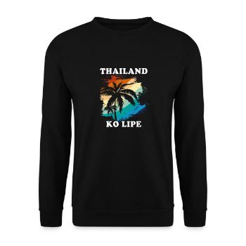 Thailand - Unisex Pullover - Schwarz - Vorne - Alina (178cm) & Michal (187cm)