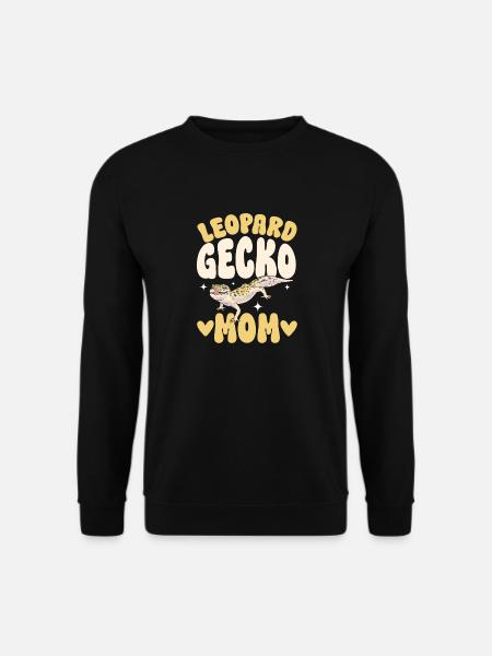 Leopard Gecko Reptile Pet Gecko - Unisex Sweatshirt - black