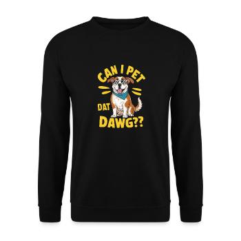 animaux domestiques 2 - Sweat-shirt Unisexe - noir - Devant - Alina (178cm) & Michal (187cm)
