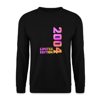 Limited Edition 2004 Anniversary Gift 2004 - Unisex Sweatshirt - black - Front - Alina (178cm) & Michal (187cm)