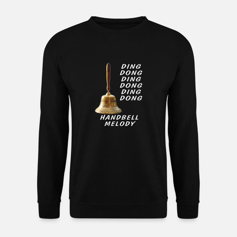 DING DONG HANDBELL MELODY - Unisex Sweatshirt - black