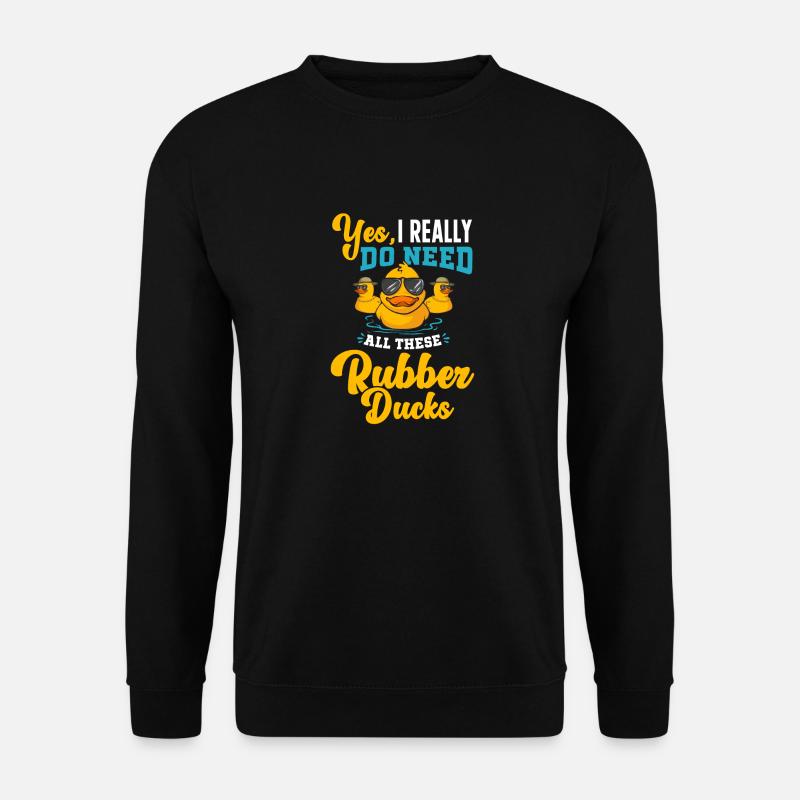 Rubber Duck Rubber Duck - Unisex Sweatshirt - black
