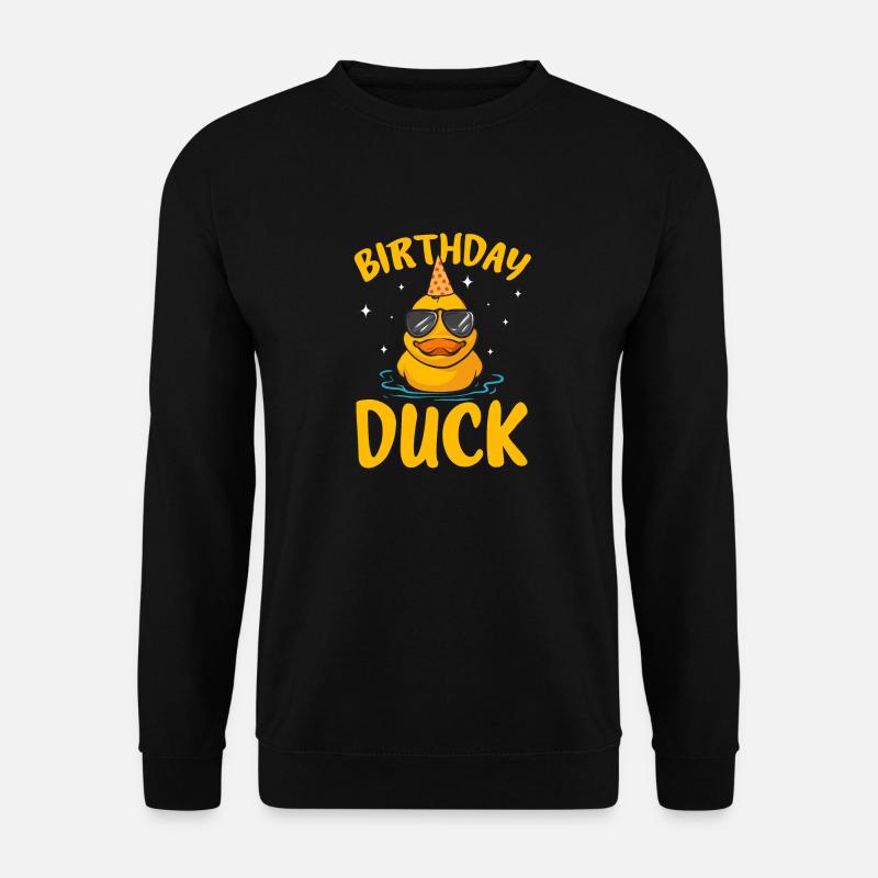 Quietscheentchen Quietscheente Gummiente - Unisex Pullover - Schwarz