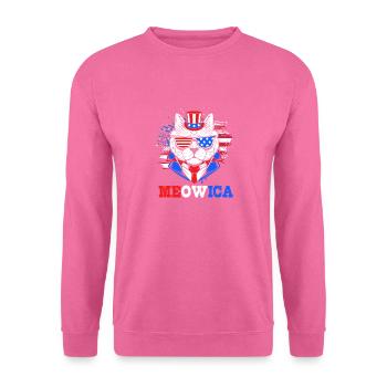 Vierter Juli Nationalfarben Nationalfeiertag USA - Unisex Pullover - Pink - Vorne