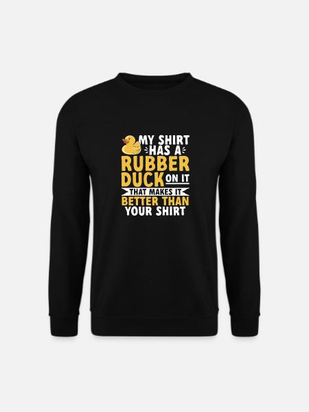 Rubber Duck Rubber Duck - Unisex Sweatshirt - black