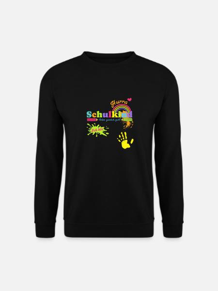 Schulanfang Einschulung Kinder Erster Schultag - Unisex Pullover - Schwarz