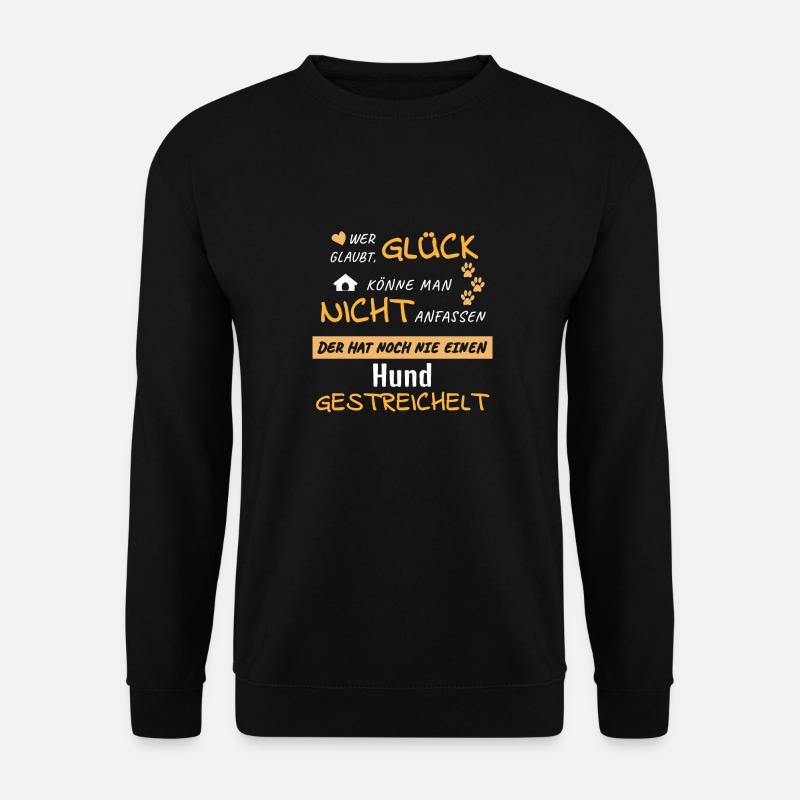 Hundesport Hundeschule Hundeliebe Hundeliebhaber - Unisex Pullover - Schwarz