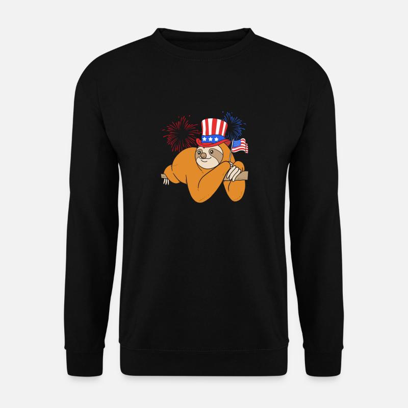 Faultier - Unisex Pullover - Schwarz