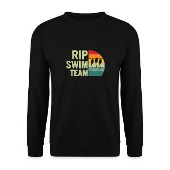 Rip Swim Team Drôle Vasectomie Récupération Cadeau - Sweat-shirt Unisexe - noir - Devant - Alina (178cm) & Michal (187cm)