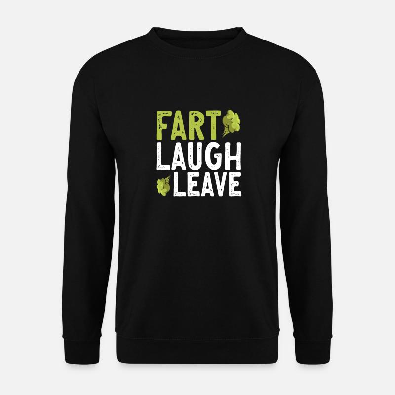 Furz Furzen Pupsen - Unisex Pullover - Schwarz
