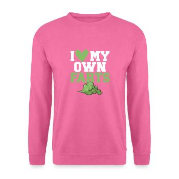 Furz Furzen Pupsen - Unisex Pullover - Pink - Vorne