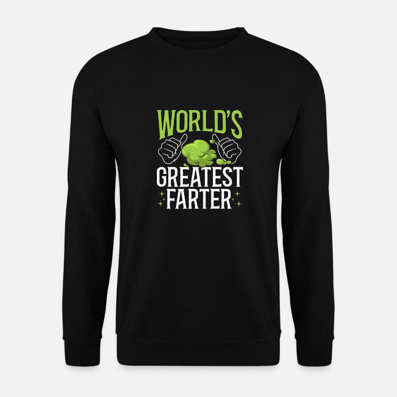 Furz Furzen Pupsen - Unisex Pullover - Schwarz