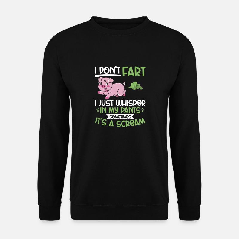 pet pète pète pète - Sweat-shirt Unisexe - noir