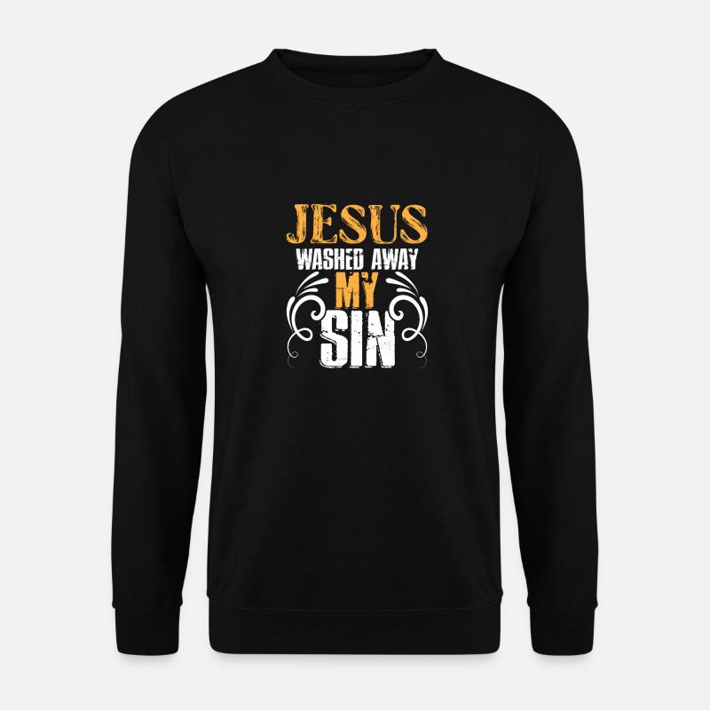jesus 1 - Unisex Pullover - Schwarz
