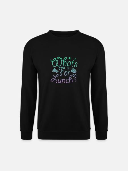 What's For Lunch? - Unisex Sweatshirt - black