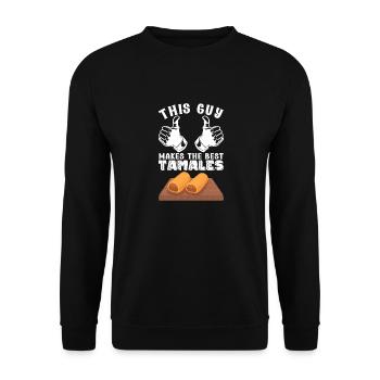Tamale Cuisine mexicaine Tamale Lover - Sweat-shirt Unisexe - noir - Devant - Alina (178cm) & Michal (187cm)