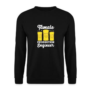 Tamale Cuisine mexicaine Tamale Lover - Sweat-shirt Unisexe - noir - Devant - Alina (178cm) & Michal (187cm)