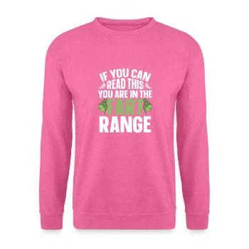 fart farting farting farting - Unisex Sweatshirt - pink - Front