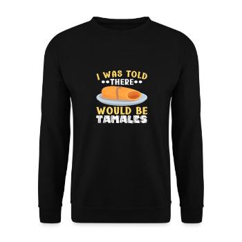 Tamale Cuisine mexicaine Tamale Lover - Sweat-shirt Unisexe - noir - Devant - Alina (178cm) & Michal (187cm)