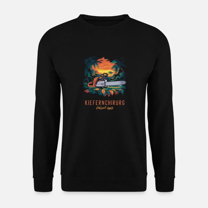 KIEFERNCHIRURG - Humorvolles Chillout Vibes - Unisex Pullover - Schwarz
