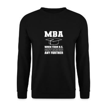Master's Degree Graduation Ceremony - Unisex Sweatshirt - black - Front - Alina (178cm) & Michal (187cm)