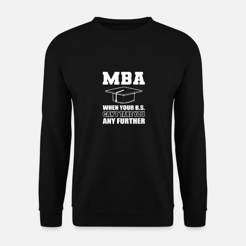 Master Studium Abschlussfeier - Unisex Pullover - Schwarz