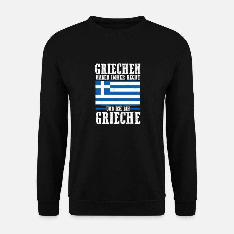 Greeks Greece - Unisex Sweatshirt - black