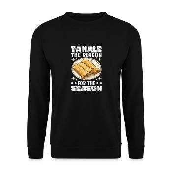 Tamale Cuisine mexicaine Tamale Lover - Sweat-shirt Unisexe - noir - Devant - Alina (178cm) & Michal (187cm)