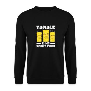 Tamale Cuisine mexicaine Tamale Lover - Sweat-shirt Unisexe - noir - Devant - Alina (178cm) & Michal (187cm)
