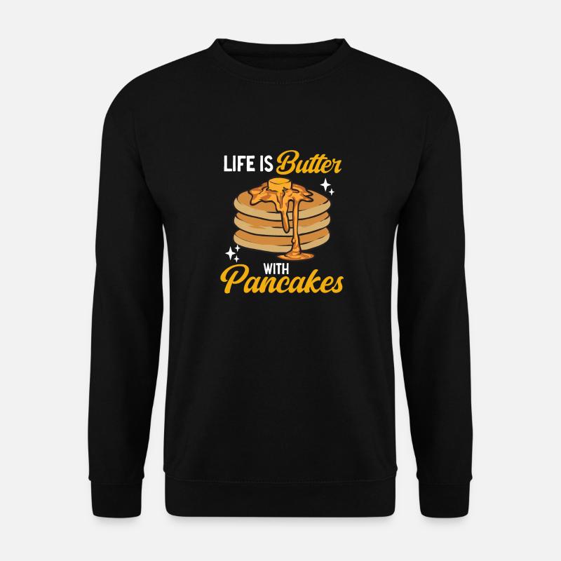 Pancake Breakfast Pancakes - Unisex Sweatshirt - black