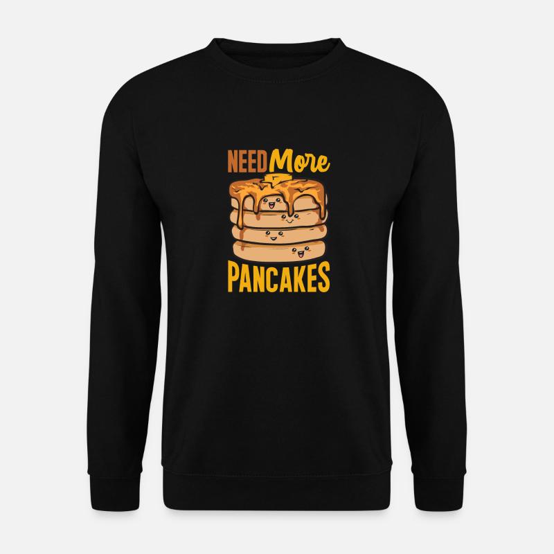 Pancake Breakfast Pancakes - Unisex Sweatshirt - black