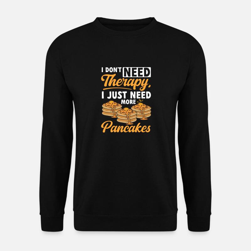 Pancake Breakfast Pancakes - Unisex Sweatshirt - black