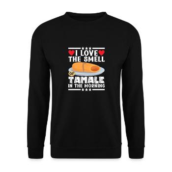 Tamale Cuisine mexicaine Tamale Lover - Sweat-shirt Unisexe - noir - Devant - Alina (178cm) & Michal (187cm)